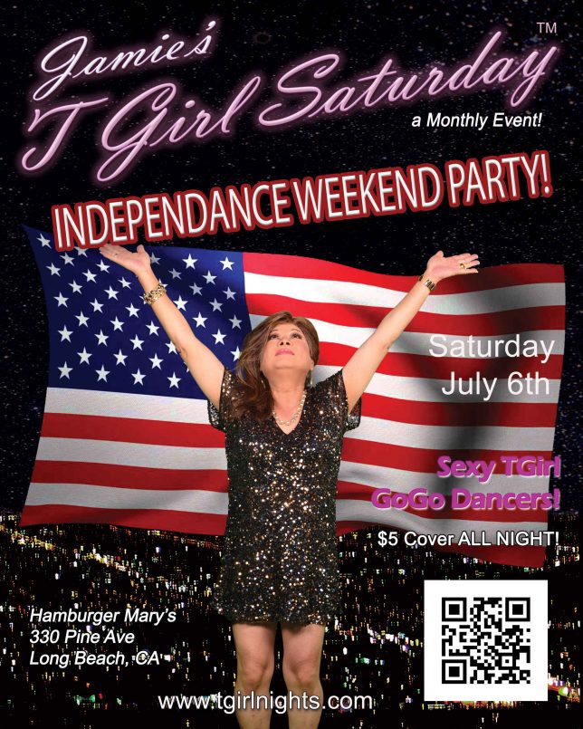 SATURDAY JULY 6TH Jamie’s independence Holiday Party!